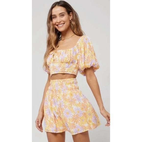 NWT L*Space Oopsie Daisy Jax Skirt SML retail: $125 - Picture 3 of 7